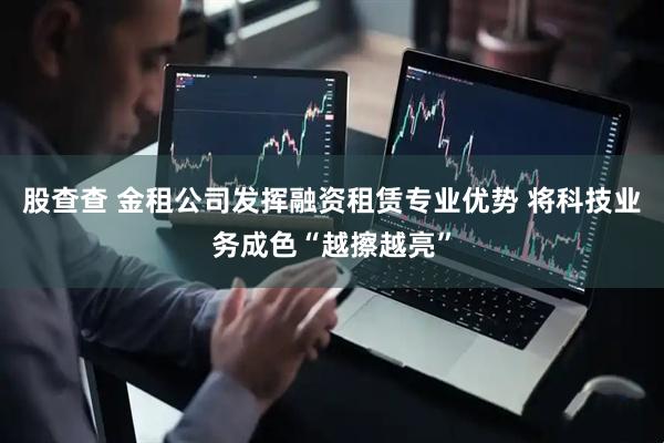 股查查 金租公司发挥融资租赁专业优势 将科技业务成色“越擦越亮”