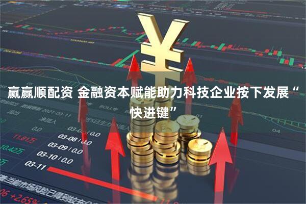 赢赢顺配资 金融资本赋能助力科技企业按下发展“快进键”